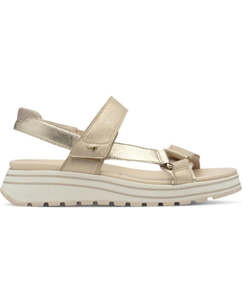 Sandales pour Femme TAMARIS SANDALIA SPORT CON PLANTILLA EXTRAIBLE 116 CHAMPAGNE COMB