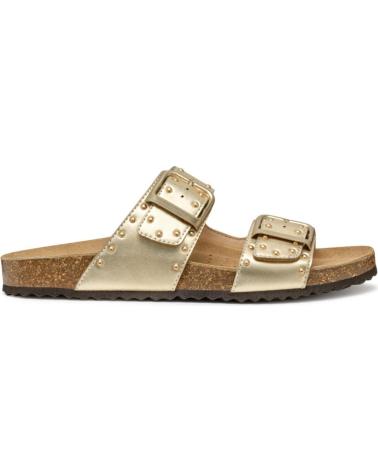 Woman Sandals GEOX SANDALIA DOBLE HEBILLA DE C2012 LT GOLD