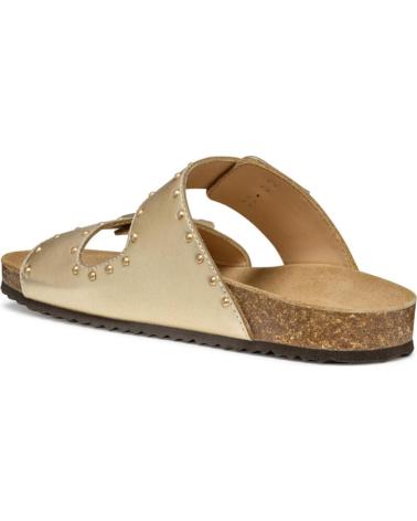 Woman Sandals GEOX SANDALIA DOBLE HEBILLA DE C2012 LT GOLD