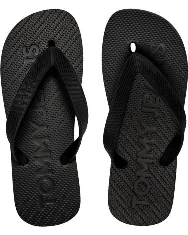 Tongs pour Femme TOMMY JEANS CHANCLAS MUJER LOGO EN0EN02447 NEGRO