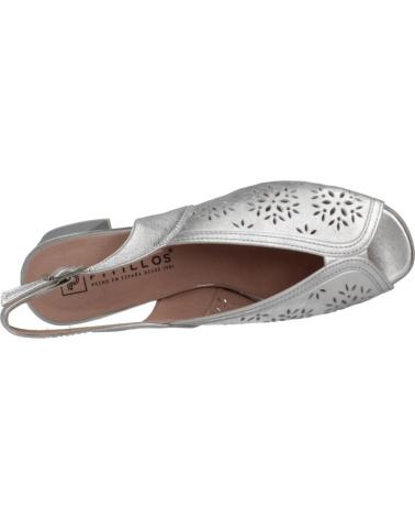 Sandales pour Femme PITILLOS SANDALIAS MUJER MODELO 10532P COLOR PLATA