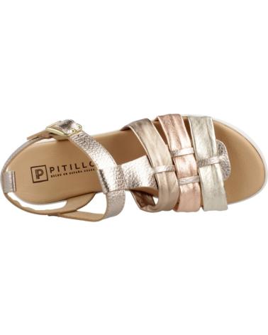 Sandales pour Femme PITILLOS SANDALIAS MUJER MODELO 10614 COLOR ORO