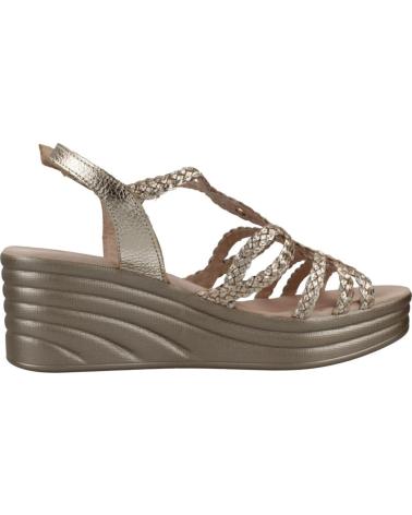 24 HORAS SANDALIAS PLATAFORMA 26494 ORO JAZMÍN JAZMIN