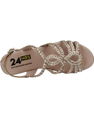 24 HORAS SANDALIAS PLATAFORMA 26494 ORO JAZMÍN JAZMIN