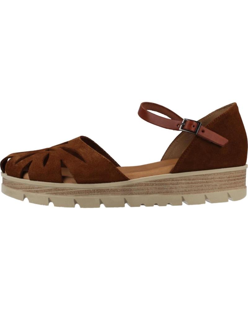 Woman Sandals PORRONET SANDALIAS MUJER MODELO 3140P COLOR MARRON CUERO