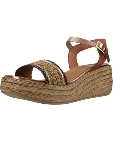 Sandali per Donna PORRONET SANDALIAS MUJER MODELO 3162P COLOR MARRON CLARO CUERO CUERO