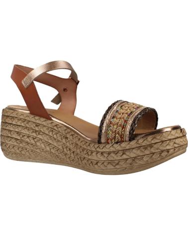 Sandali per Donna PORRONET SANDALIAS MUJER MODELO 3162P COLOR MARRON CLARO CUERO CUERO