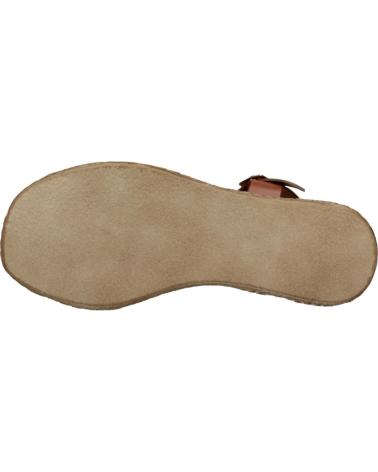 Sandali per Donna PORRONET SANDALIAS MUJER MODELO 3162P COLOR MARRON CLARO CUERO CUERO