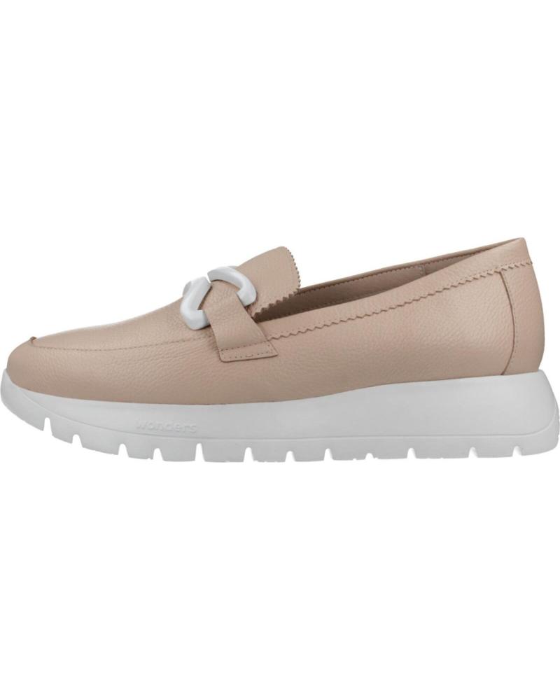 Halbschuhe für Damen WONDERS MOCASINES MUJER MODELO A2480 COLOR ROSA PALO