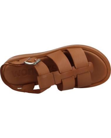 Sandalias de Mujer WONDERS SANDALIAS MUJER MODELO AT3403 COLOR MARRON CLARO CNUT