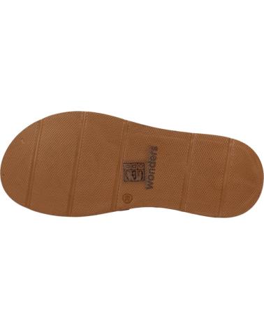 Sandalias de Mujer WONDERS SANDALIAS MUJER MODELO AT3403 COLOR MARRON CLARO CNUT