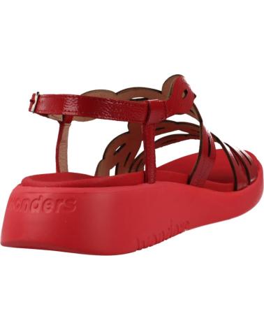 Sandalias de Mujer WONDERS SANDALIAS MUJER MODELO C6542 COLOR ROJO