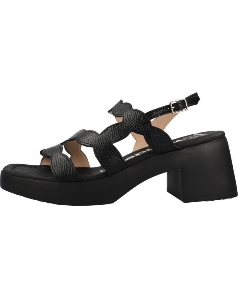WONDERS SANDALIAS MUJER MODELO D1020 COLOR NEGRO