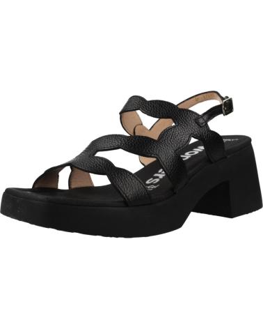 WONDERS SANDALIAS MUJER MODELO D1020 COLOR NEGRO