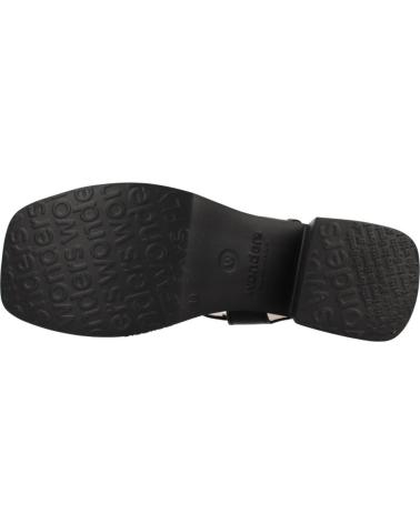 WONDERS SANDALIAS MUJER MODELO D1020 COLOR NEGRO