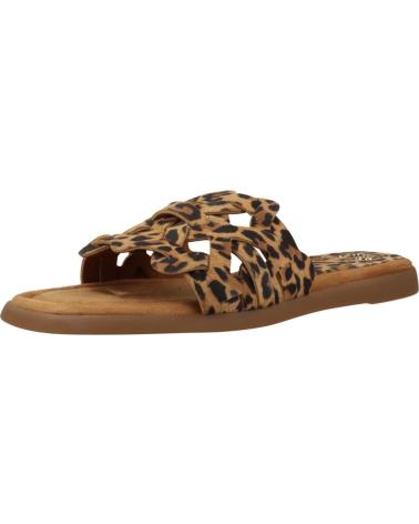 Sandalias de Mujer UNISA SANDALIAS MUJER MODELO CLERY LKD COLOR ANIMAL PRINT CANELE