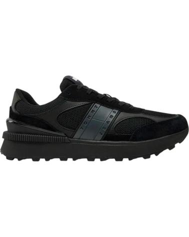 Deportivas de Hombre TOMMY JEANS - ZAPATILLAS NEGRAS PARA HOMBRE - RUNNERS NEGRO