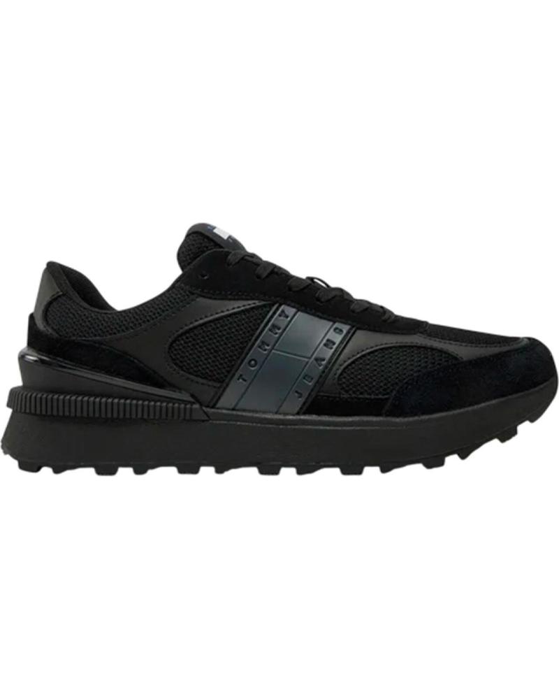 Deportivas de Hombre TOMMY JEANS - ZAPATILLAS NEGRAS PARA HOMBRE - RUNNERS NEGRO