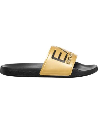 Chinelos de Homem EMPORIO ARMANI - CHANCLAS DORADAS PARA HOMBRE - SCARPE BEACH DORADO