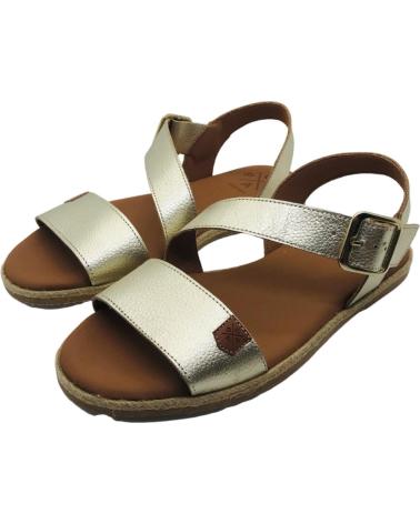 Sandales pour Femme POPA SANDALIA PLANA MUJER LEYTE MS33802103 SOFT ORO