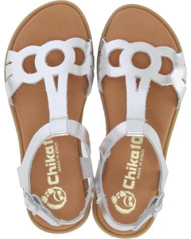 Woman and girl Sandals CHIKA10 VICHY 05 PLATA-METAL-SILVER