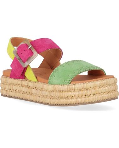 Sandálias de Mulher CHIKA10 EKOS 01 MULTICOLOR-GREEN MULTI