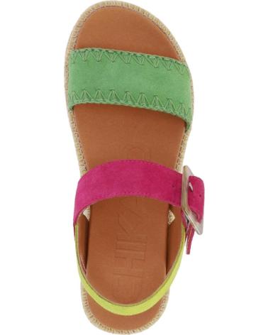 Sandálias de Mulher CHIKA10 EKOS 01 MULTICOLOR-GREEN MULTI