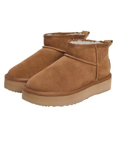 DAMEN STIEFELETTEN PEPE JEANS PLS50536-857 DISSY YOUNG LEDER BRAUN CUERO
