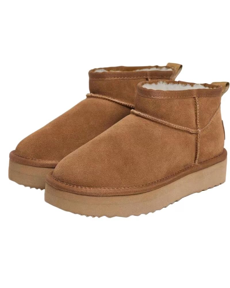DAMEN STIEFELETTEN PEPE JEANS PLS50536-857 DISSY YOUNG LEDER BRAUN CUERO