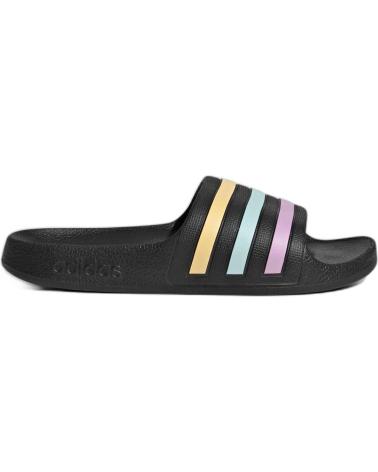 Woman and girl and boy Flip flops ADIDAS SANDALIAS ADILETTE AQUA PARA NINOS UNISEX EN COLOR NEGRO