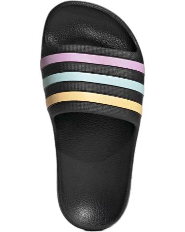 Sandali per Bambina e Bambino ADIDAS SANDALIAS ADILETTE AQUA PARA NINOS UNISEX EN COLOR NEGRO NEGRO