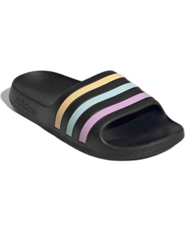 Sandali per Bambina e Bambino ADIDAS SANDALIAS ADILETTE AQUA PARA NINOS UNISEX EN COLOR NEGRO NEGRO