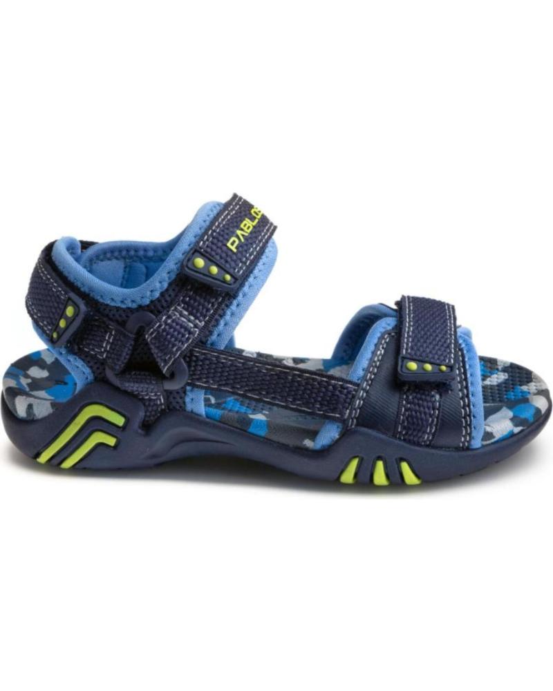 Sportschuhe für Junge PABLOSKY SANDALIA SPORT CON VELCROS PARA NINO 982025 COLOR NAVY