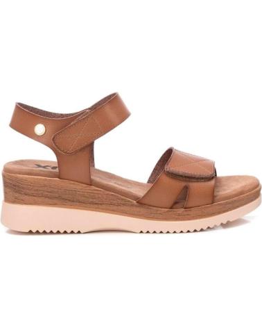 Sandalen für Damen XTI SANDALIA VELCROS CUNA 5 CM MARRóN