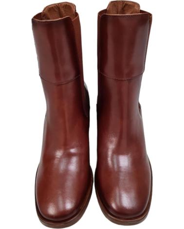 Botines de Mujer BRYAN BOTAS PIEL CUERO PIEL CONAC