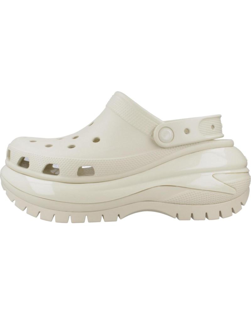 CROCS ZUECOS MUJER CLASSIC MEGA CRUSH CLOG U BEIG BEIGE