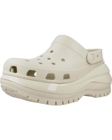 CROCS ZUECOS MUJER CLASSIC MEGA CRUSH CLOG U BEIG BEIGE