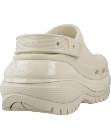 CROCS ZUECOS MUJER CLASSIC MEGA CRUSH CLOG U BEIG BEIGE