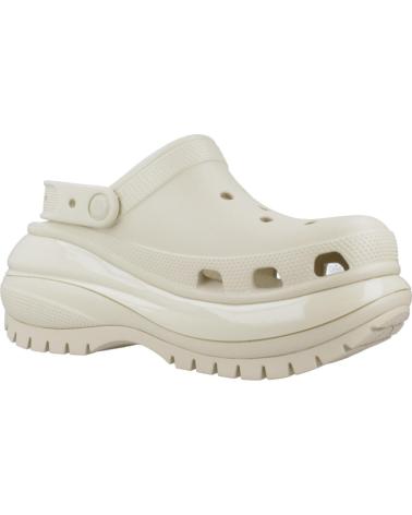CROCS ZUECOS MUJER CLASSIC MEGA CRUSH CLOG U BEIG BEIGE