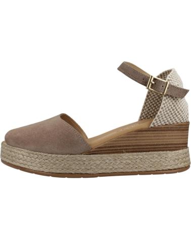 Sandali per Donna PITILLOS ALPARGATAS MUJER MODELO 10590P COLOR MARRON CLARO TAUPE