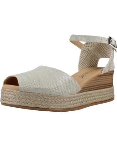 Sandales pour Femme PITILLOS ALPARGATAS MUJER MODELO 10591P COLOR BLANCO PERLA