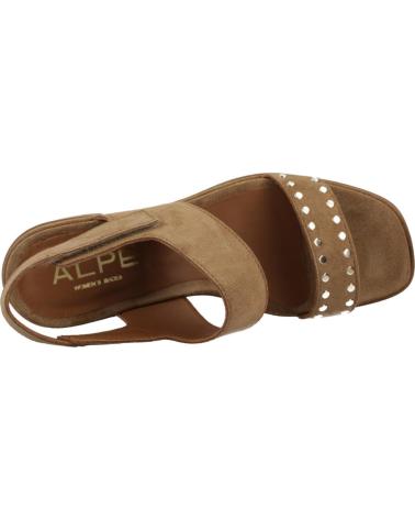 Sandales pour Femme ALPE SANDALIAS MUJER MODELO 5480 11 COLOR MARRON CLARO CUERO