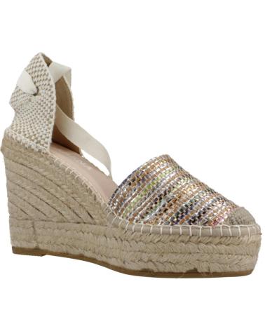 Woman Sandals MACARENA ALPARGATAS MUJER MODELO ALBA55 COLOR MULTICOLOR TAUPE