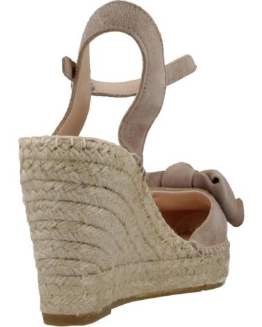 Woman Sandals MACARENA ALPARGATAS MUJER MODELO DENIS13 COLOR MARRON CLARO TOPO