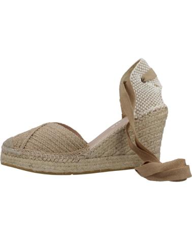 Woman Sandals MACARENA ALPARGATAS MUJER MODELO DENIS16 COLOR MARRON CLARO NATURAL