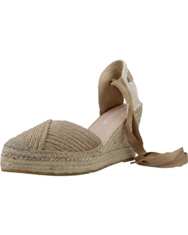 Sandali per Donna MACARENA ALPARGATAS MUJER MODELO DENIS16 COLOR MARRON CLARO NATURAL