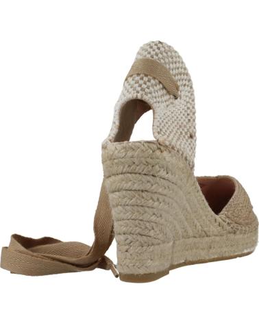 Sandali per Donna MACARENA ALPARGATAS MUJER MODELO DENIS16 COLOR MARRON CLARO NATURAL
