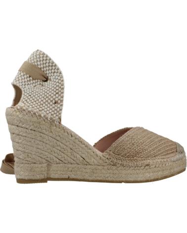 Sandali per Donna MACARENA ALPARGATAS MUJER MODELO DENIS16 COLOR MARRON CLARO NATURAL