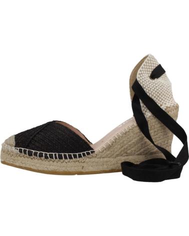 Woman Sandals MACARENA ALPARGATAS MUJER MODELO DENIS16 COLOR NEGRO