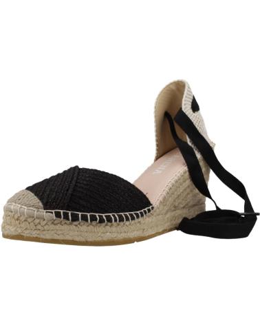 Sandali per Donna MACARENA ALPARGATAS MUJER MODELO DENIS16 COLOR NEGRO